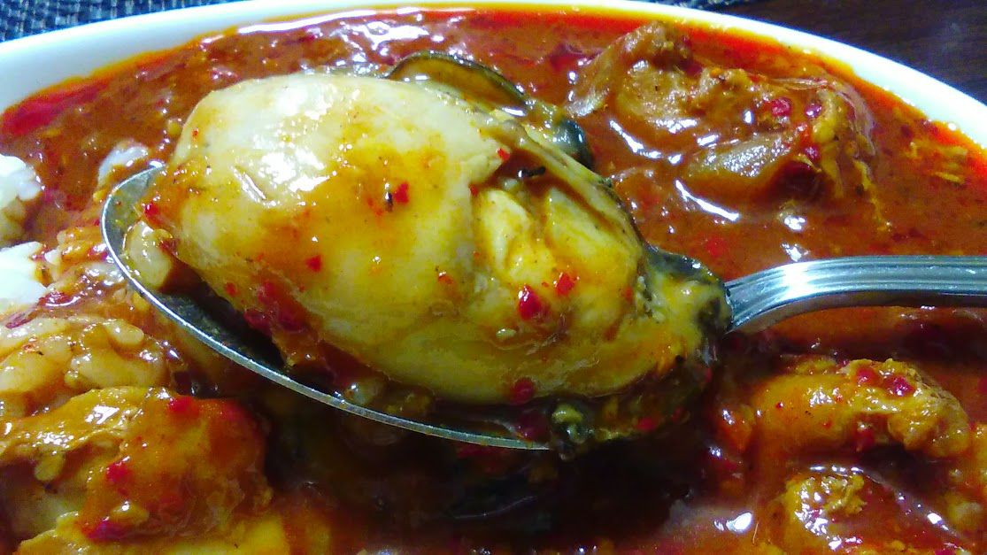 牡蠣入りキムチカレー
